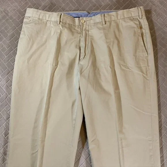 Polo Ralph Lauren Mens 38 Khaki Dress Pants Beige Classic Fit Straight Prep Golf - Picture 2 of 11